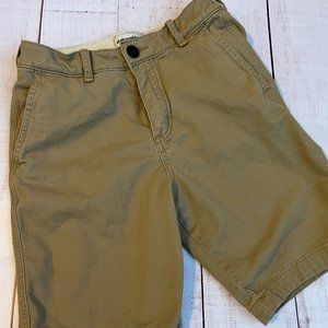 Abercrombie Boys twill plainfront shorts 13/14